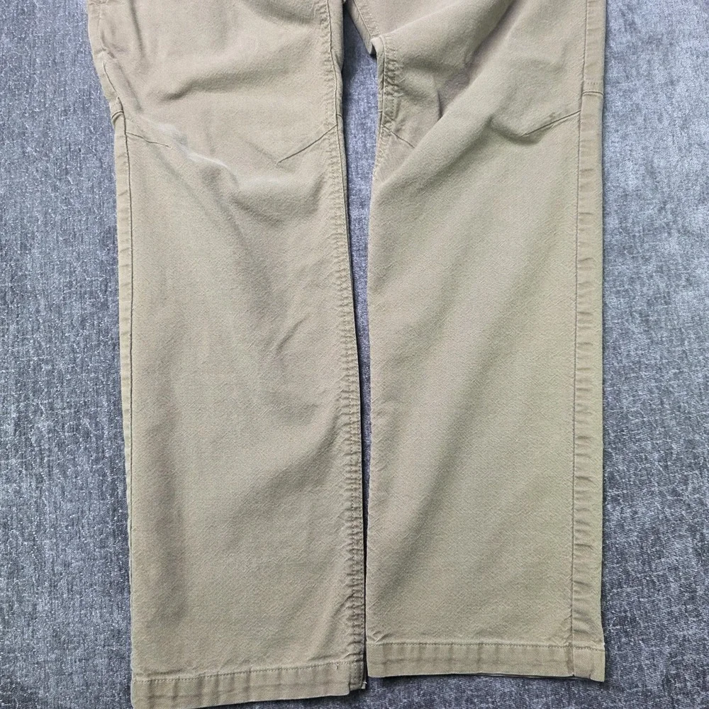 The North Face Motion Pants Men 32x30 Flex Canvas Articulated Hiking Trail Green